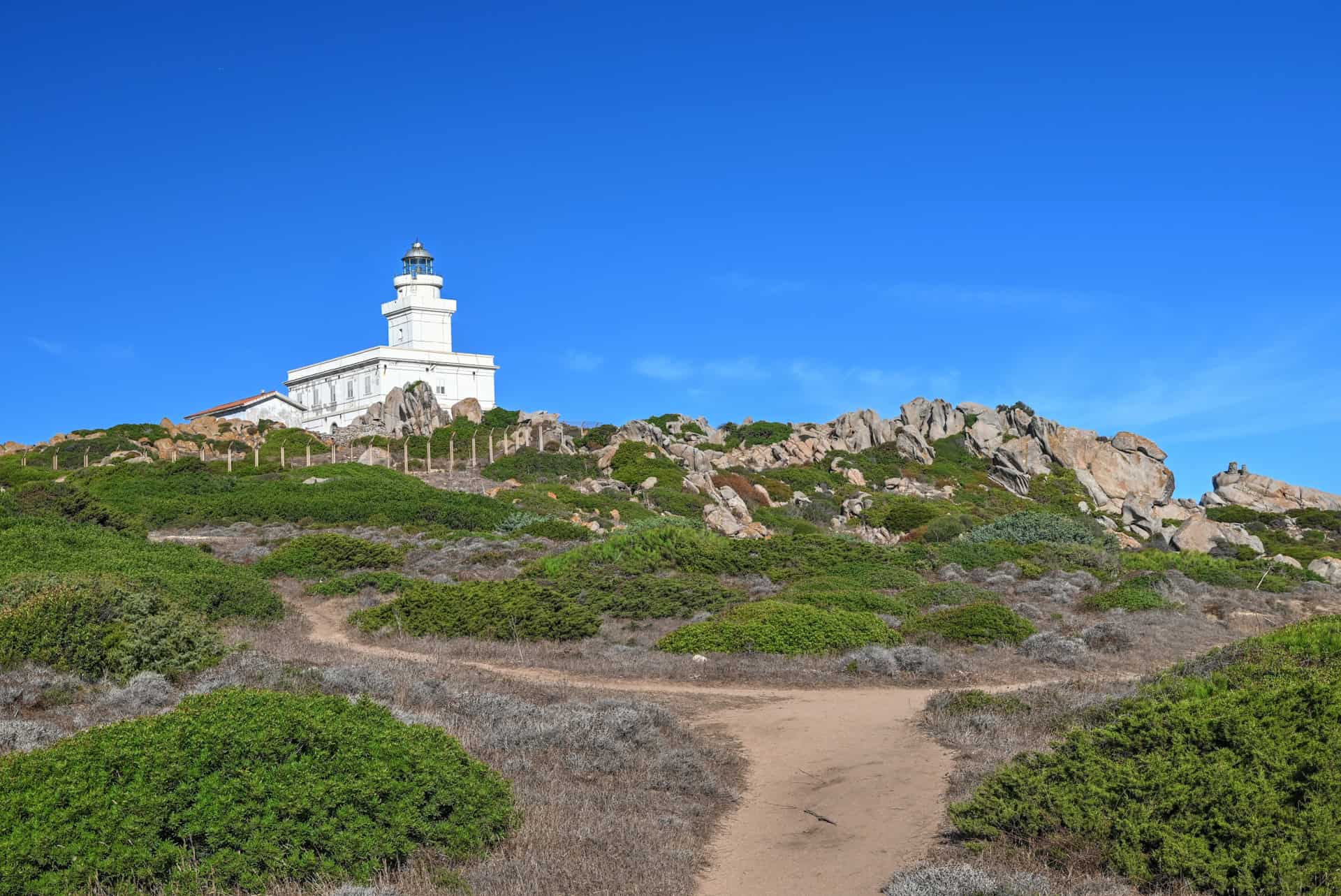 capo testa lighthouse