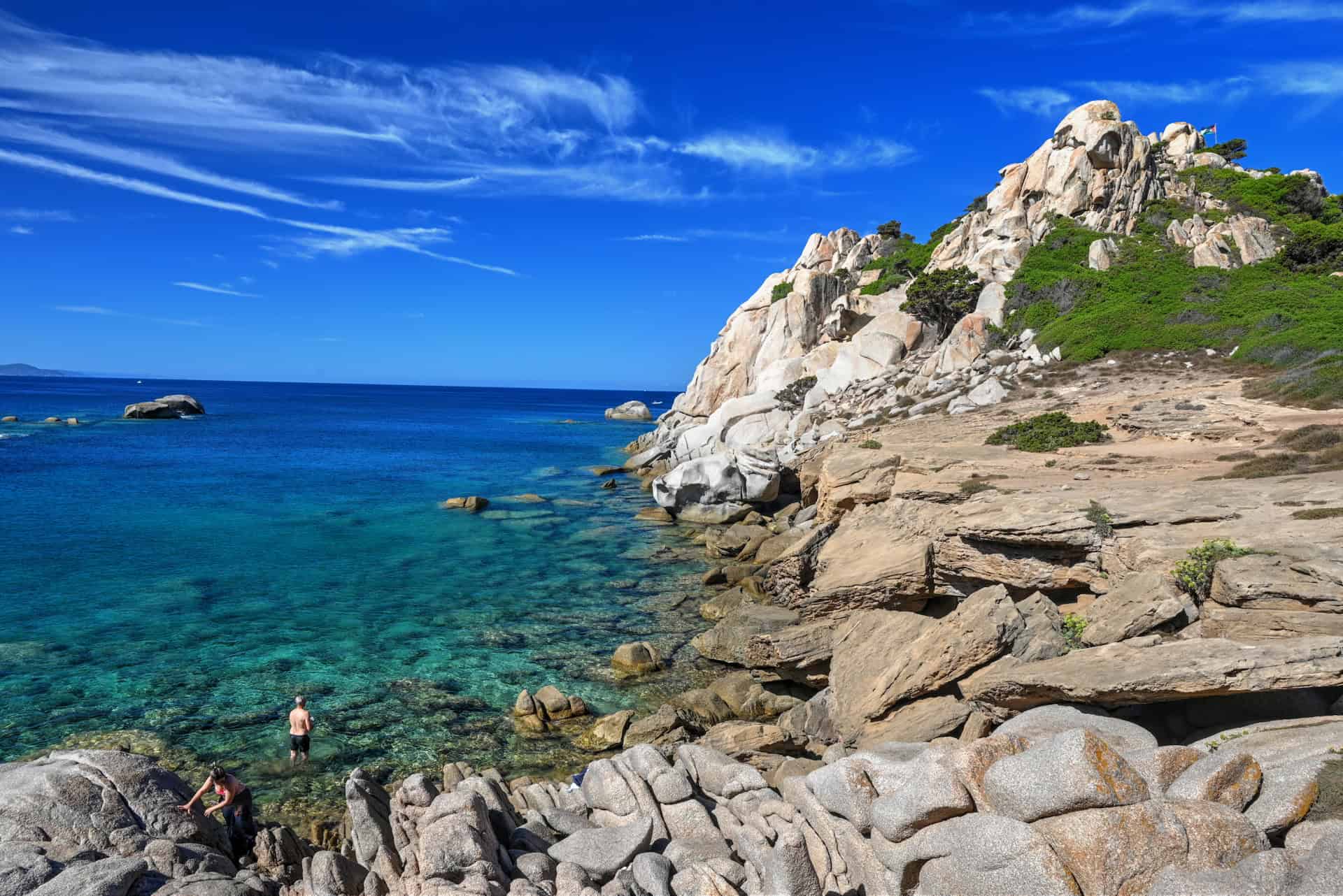 cala grande in capo testa