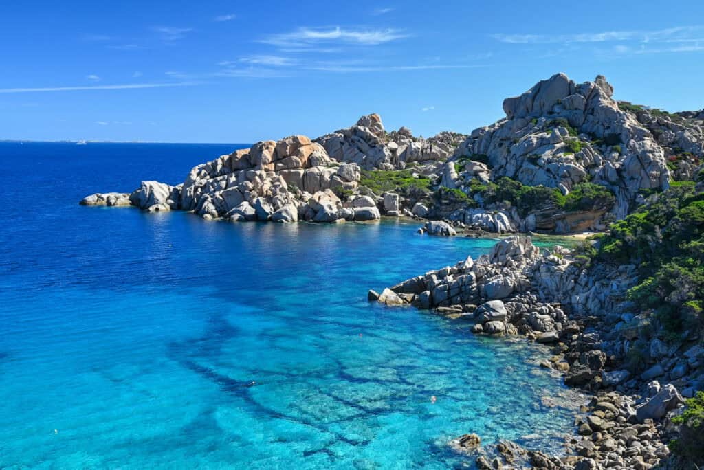 cala spinosa in capo testa