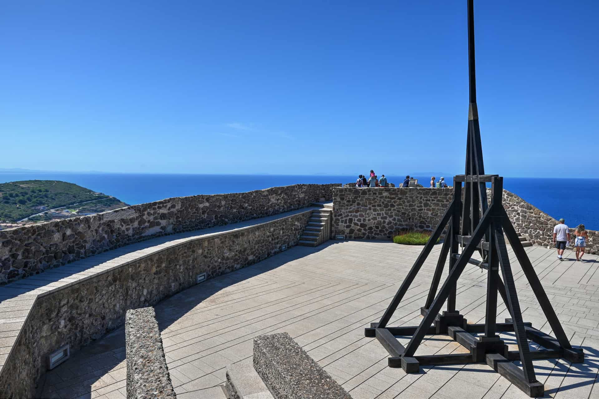 Castello dei Doria ramparts in castelsardo
