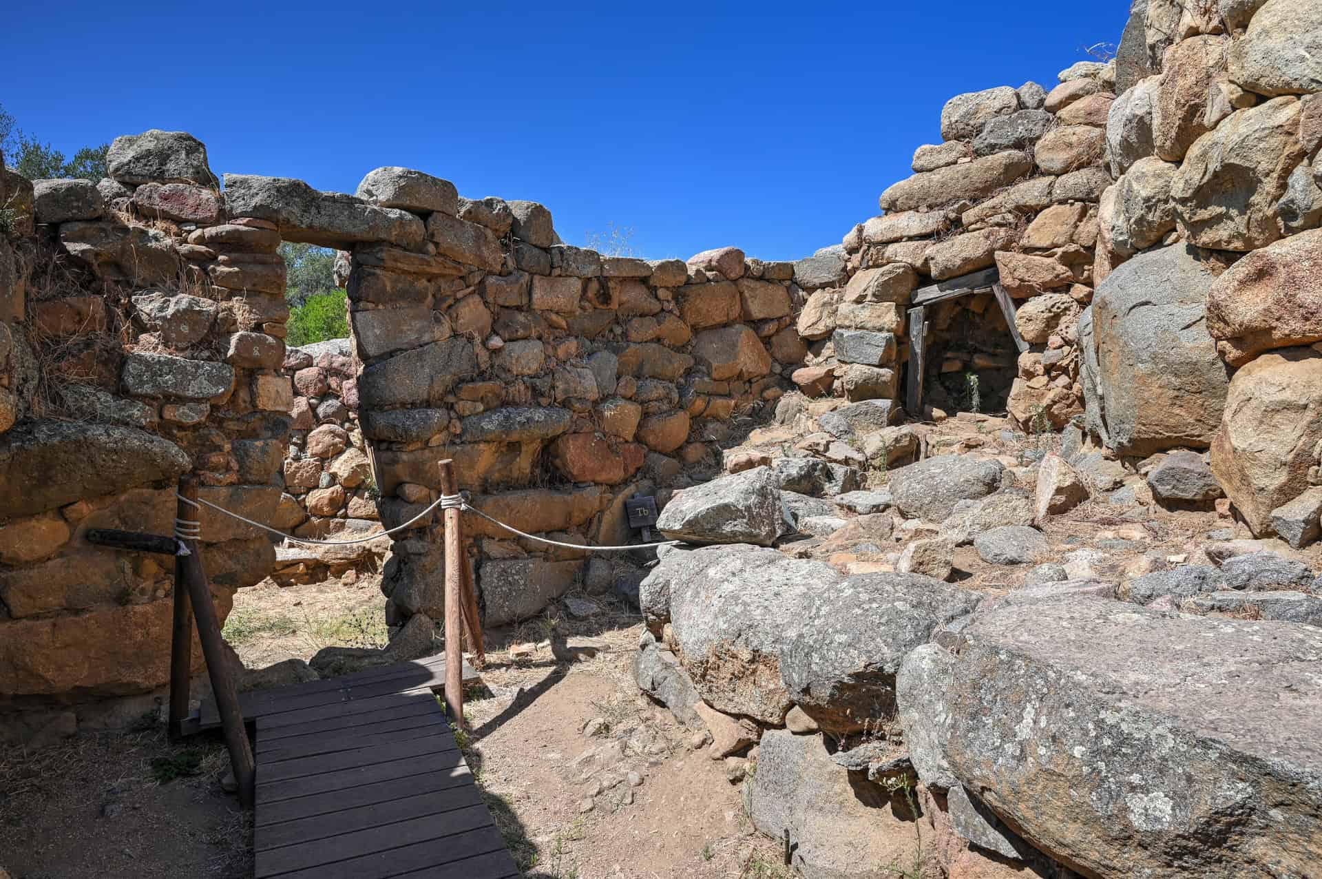 ruins of Nuraghe La Prisgiona