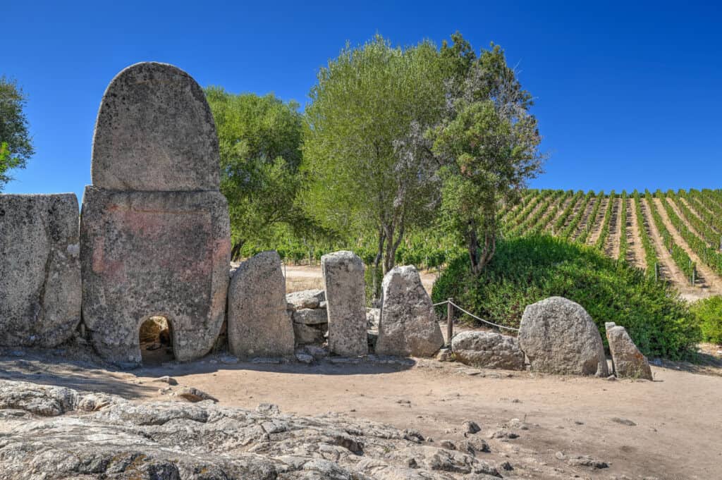 Giants’ Grave of Coddu Vecchiu in sardinia