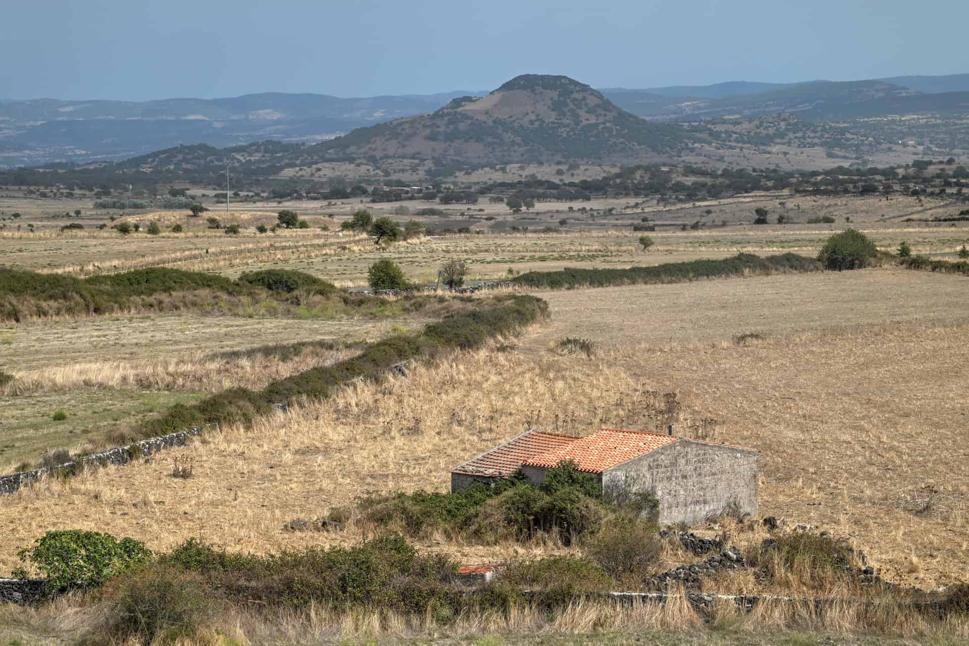 view from the upper level of Nuraghe Santu Antine