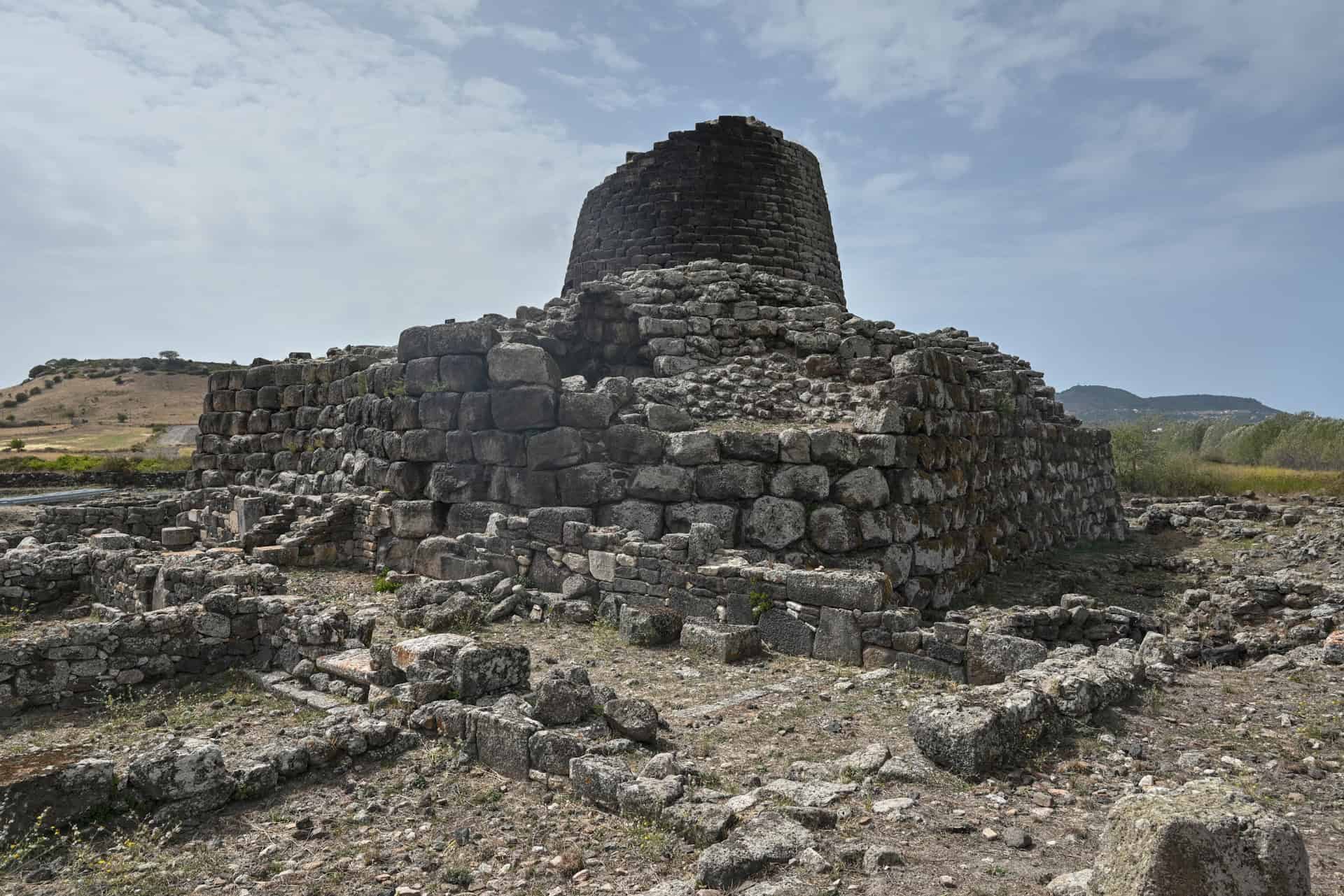 the village ruins of the Nuraghe Santu Antine